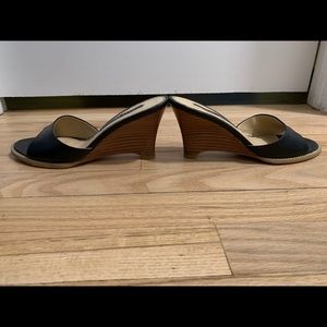 Leather Wedge Sandals